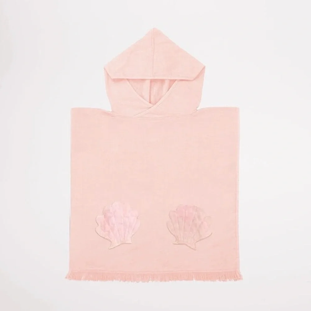 Anthropologie-SUNNYLIFE Beach Hooded Towel Mermaid